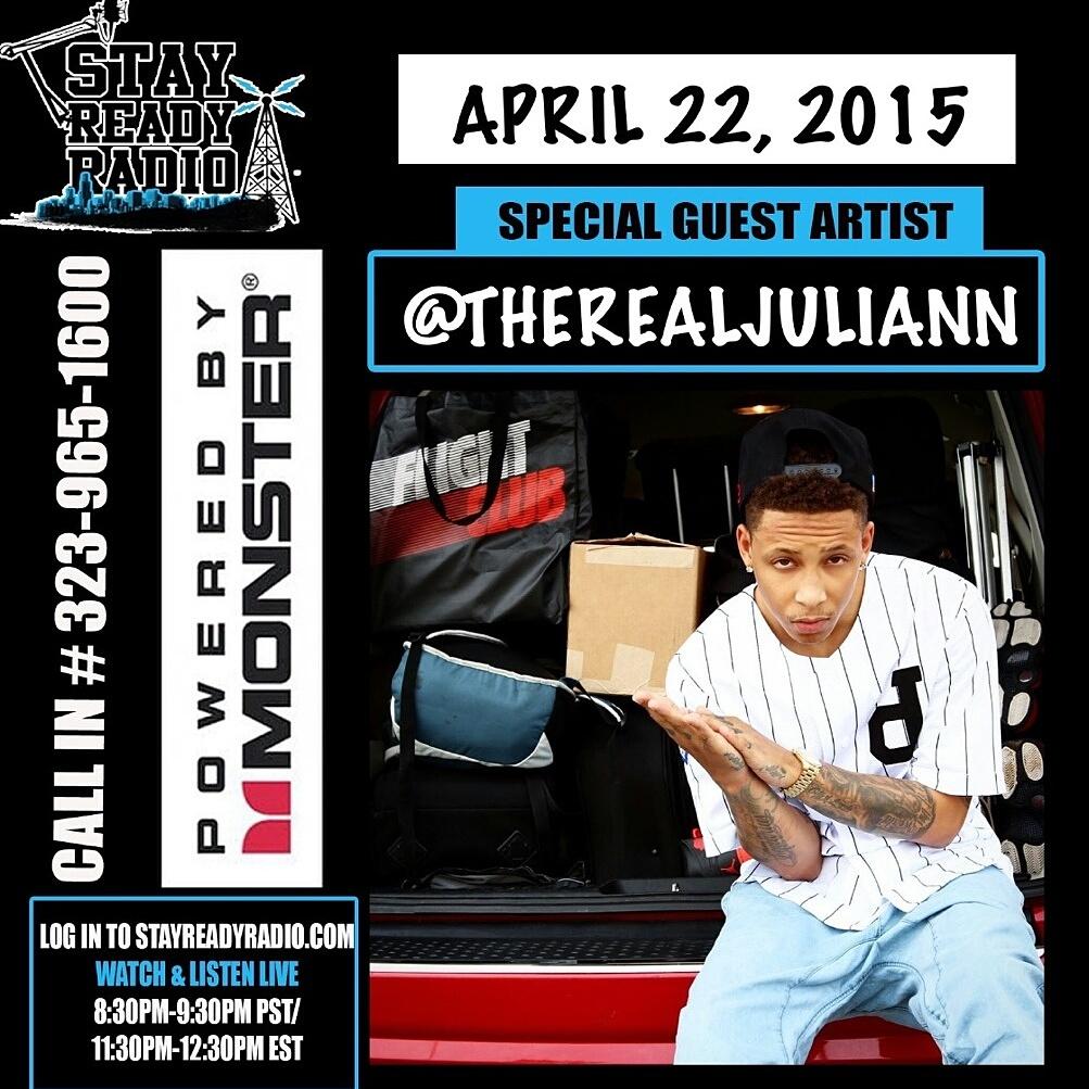 ChanceTalent's tweet photo. @TheRealJuliann 1st interview as a Solo artist on @stayrealradio #Batgang  https://t.co/h2npmomT81 http://t.co/r0jluqndDe