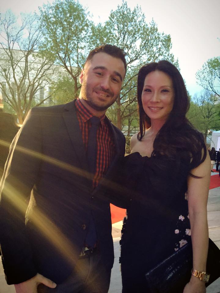 dargham's tweet photo. #WCHD @LucyLiu #DC #Hollywood #REDCARPET #nerdprom2015 http://t.co/3mC6kqukfG