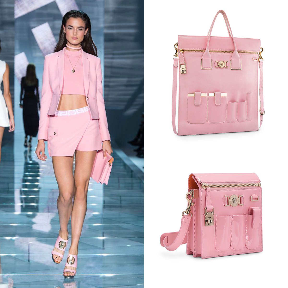 Embrace your pink bright side with VersaceWomenswear ...