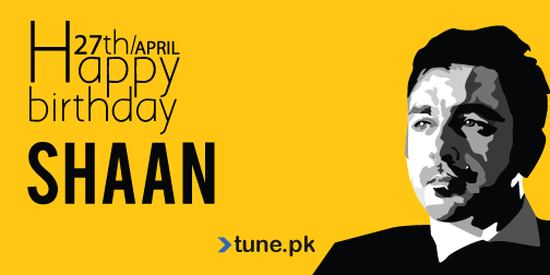 Team Tune.pk Wishes Shaan Shahid, A very Happy birthday !!    