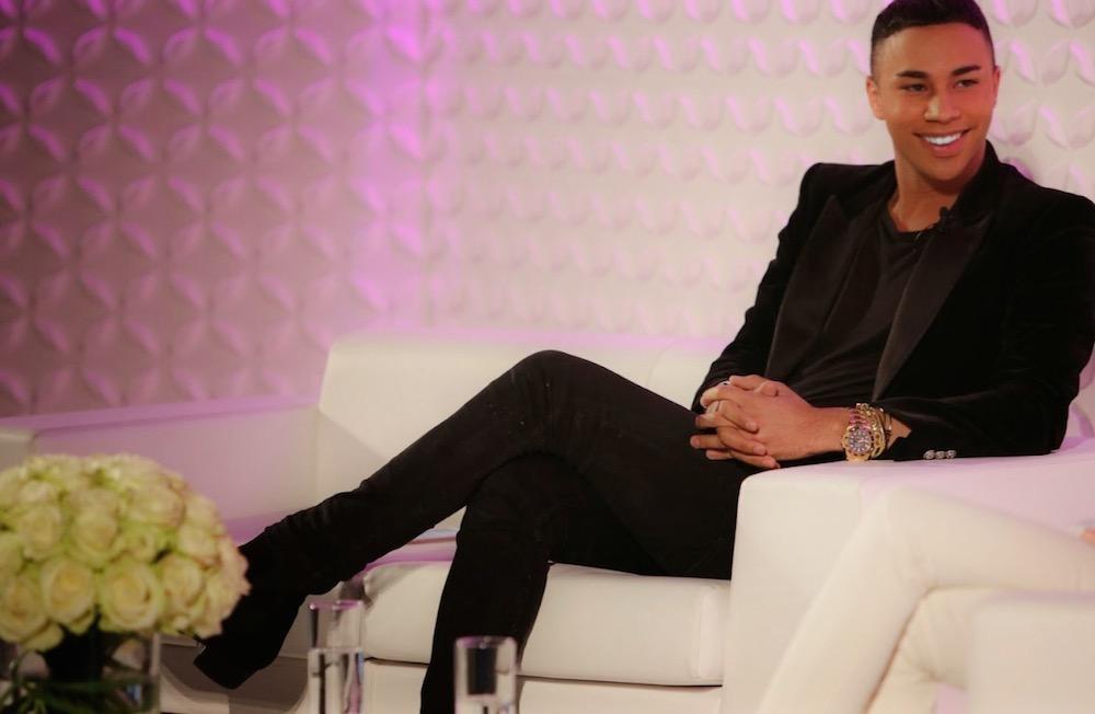Balmain's tweet photo. Catch up with @orousteing's talk with @alexa_chung at last weekend's #VogueFestival in London http://t.co/g3R7FMSp6b http://t.co/s7EbxXJbDM