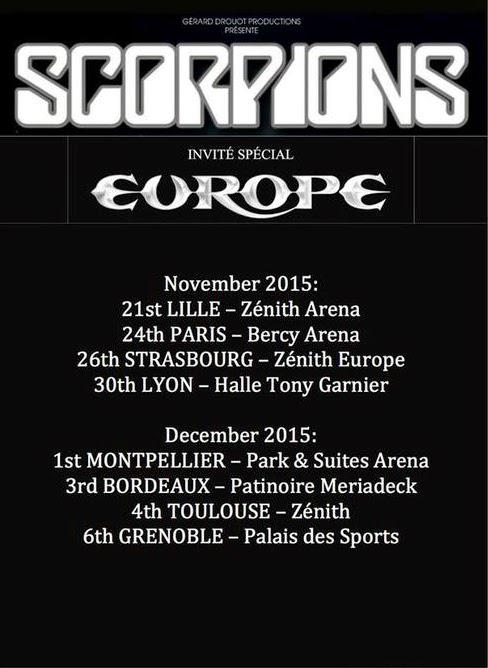 garnier_olivier's tweet photo. WATCH EUROPE "Days of Rock'N'Roll" new video @le_parisien
http://t.co/ULghOGp9dk
Special Guest to Scorpions in France http://t.co/heQM6mI0Qh