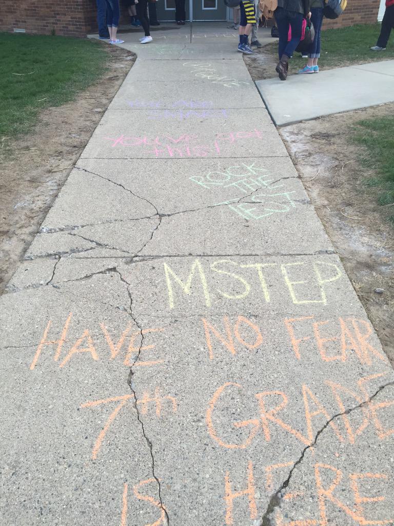 mathinthemitten's tweet image. Here we go!  Happy Testing 7th Graders! @zemaitik #smslearn #mstep