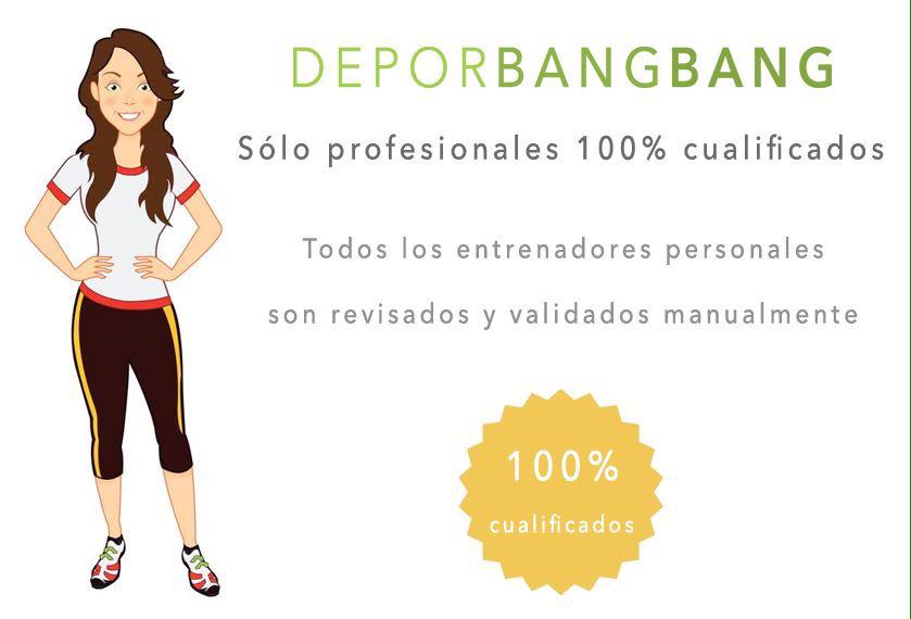 Sólo entrenadores personales 100% cualificados. deporbangbang.com