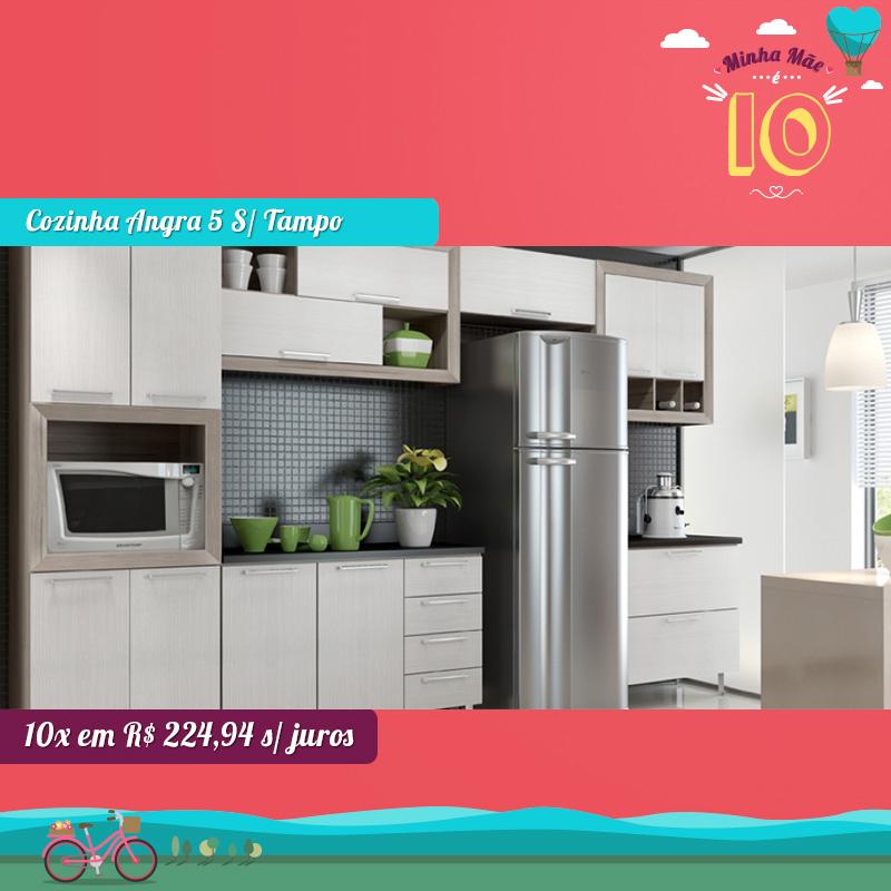 Que tal essa cozinha com um estilo moderno para reunir a família no dia das mães? bit.ly/18Eo8B7