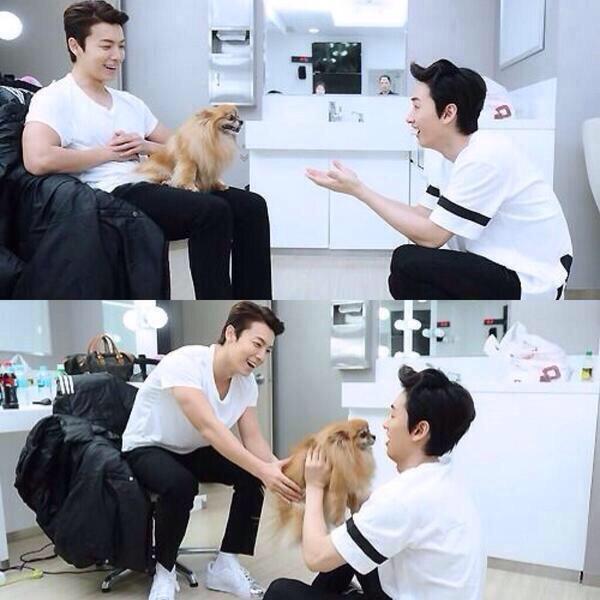 nct__w's tweet photo. ドンへとも仲良しチョコちゃん
#PrayForChoco
#ThanksforChoco http://t.co/b9b4txmiOT