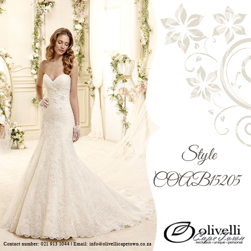 An enchanting wedding gown from the Nicole collection. Call us on 021 913 1044 #OlivelliCT #Fairytalewedding