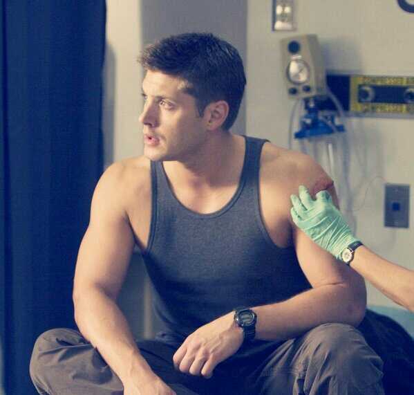 azamnj's tweet photo. @JensenAckles as #NotDeanWinchester
always talented..
#TheDevilsSon
#ThePsychoKiller
#TheSandwichGuy http://t.co/tBRpHwrY3V