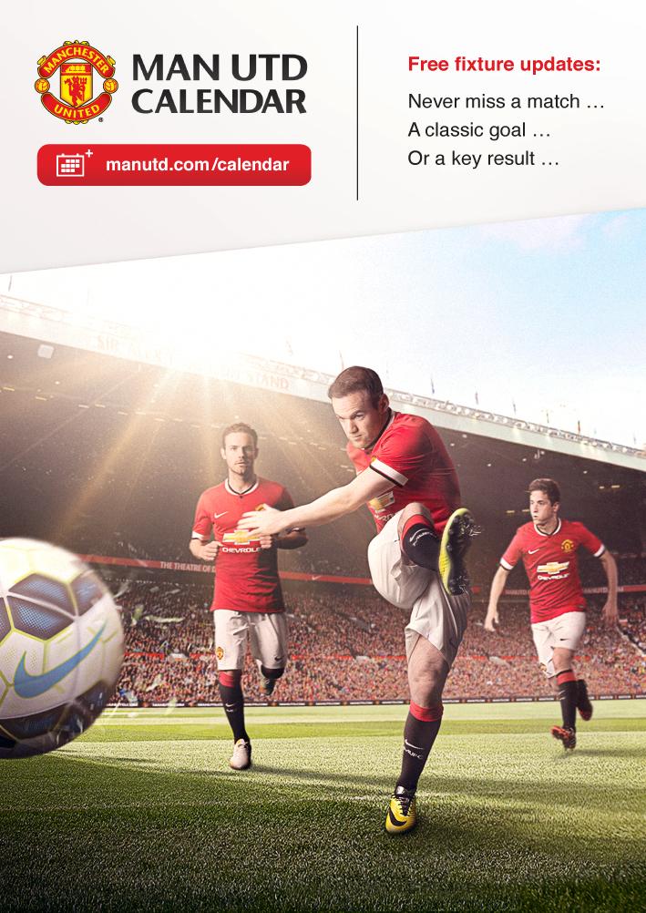 ManUtd's tweet photo. Get all the games added to your desktop or mobile device automatically with #MUcalendar: http://t.co/02tBEtUIbx http://t.co/mmhNvCEmVK