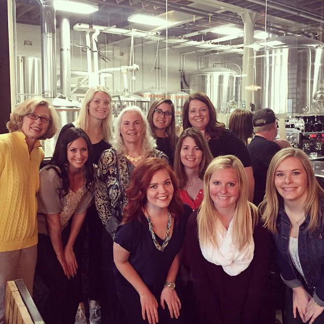 STLADPiAlumnae's tweet image. We had such a good time taking a Brewery Tour at @4HandsBrewery on Saturday!