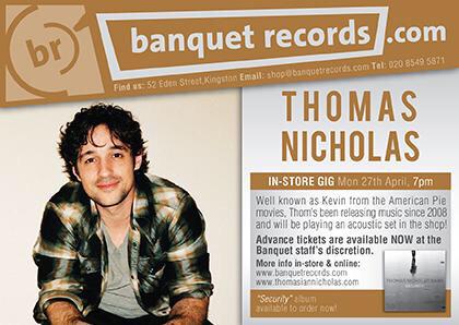 TINBand's tweet photo. Come down to @banquetrecords 7pm tonight (Monday 27th April) special acoustic performance of our new #SecurityLP http://t.co/roJxFmTLpM