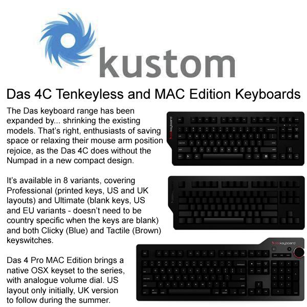 kustompcs's tweet photo. New Das 4C Tenkeyless and Das 4 MAC keyboards in stock now - http://t.co/8c67JcGTjy http://t.co/iBotYpwTUP