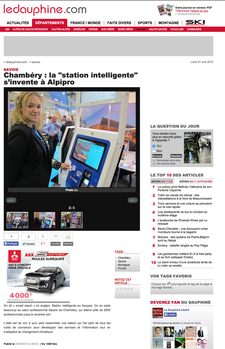 antoinefayard's tweet photo. ...et en gros plan dans @ledauphine ! 
#eliberty #alpipro #innovation #digitalmarketing 
http://t.co/zAVT6fuSck http://t.co/osmNco48fF