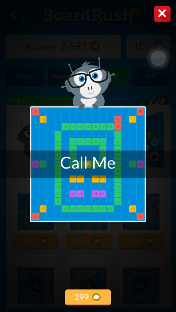 BoardRushGame's tweet photo. Time for fresh games and stats! Why don't you try the board 'Call Me' and let us know if you like it. #boardrush http://t.co/gxZVI3PRso