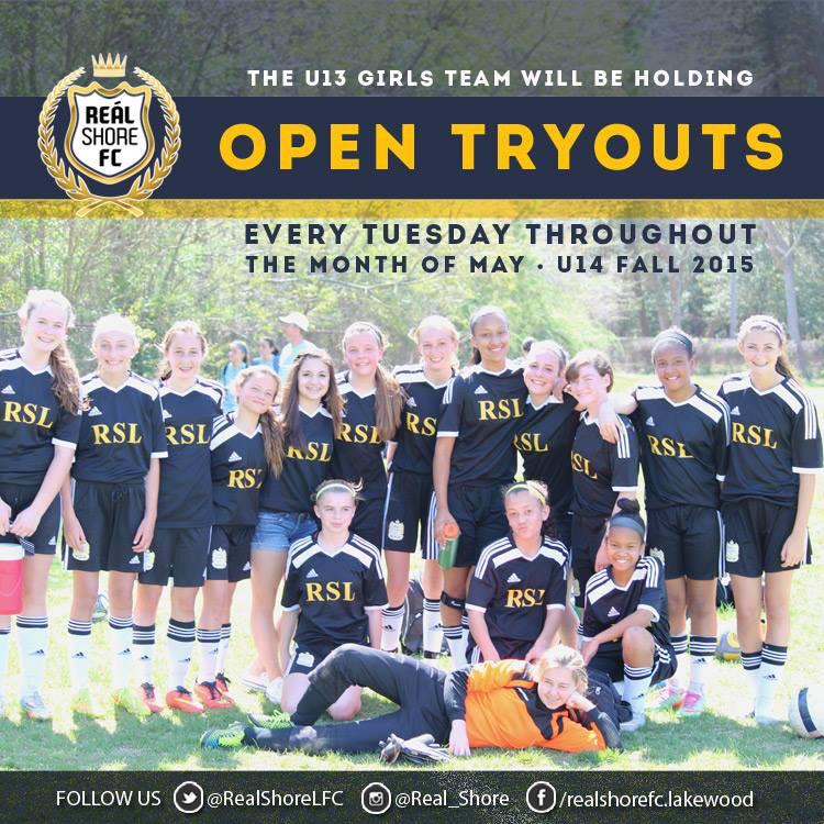RealShoreLFC's tweet photo. Open tryouts! Check it out! http://t.co/KSl1iJZnvZ