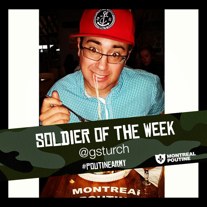 montrealpoutine's tweet photo. Post your poutine portrait for the chance to join the #PoutineArmy http://t.co/4xQH3lMH3P