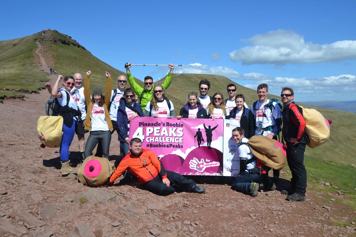 LoveFannyStreet's tweet photo. Congratulations @PinnacleLetting @LetMC for completing the #Boobie4Peaks for @Coppafeel http://t.co/T3nFTqYUwf