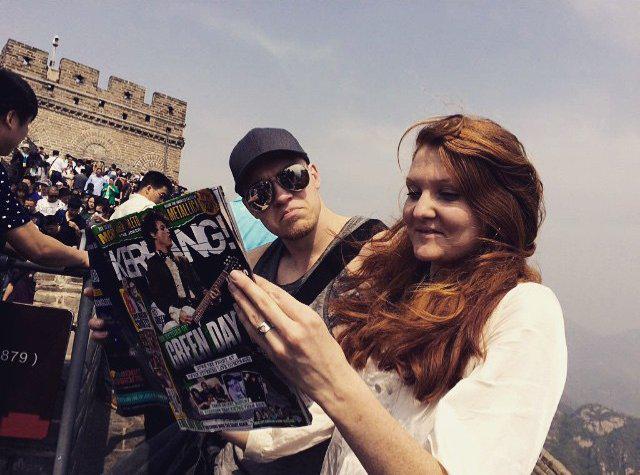 Seven13 Music Artist <a href="/officialWATC/">We Are The Catalyst</a> in China, on tour, with their copy of <a href="/KerrangMagazine/">Kerrang!</a> - Next stop Shangai