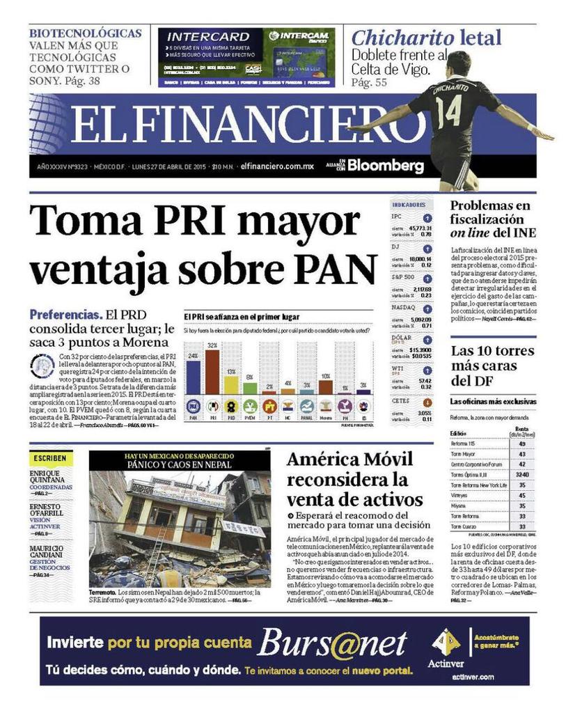 CDE_PRI_Durango's tweet photo. En la última encuesta de @Parametria el #PRI toma mayor ventaja en el proceso electoral con un 32% de preferencia. http://t.co/gpdgHfB3Qm
