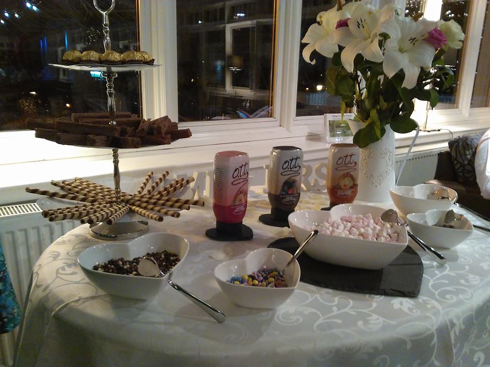 Our typical treat table - sauces, sprinkles, flakes- we think of it all - JUST FOR YOU. #icecream #weddings #brides