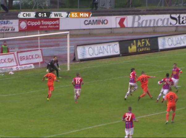 Fazli (#21) scored on this shot Fazli (#21) scored on this shot