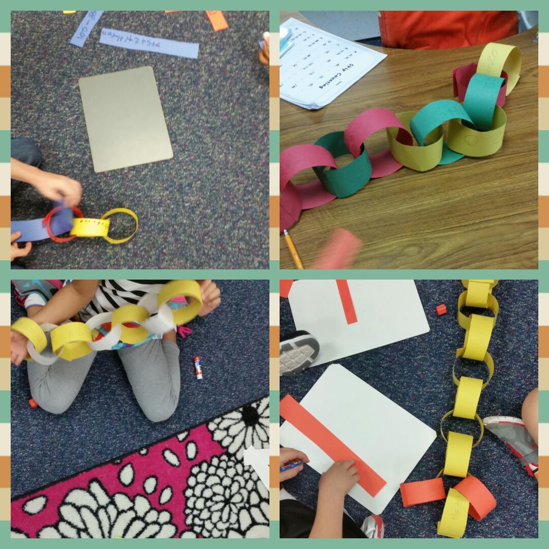 MrsBishop2nd's tweet photo. How many number sentences can you think of? #MathChains #FirstGradeFun #RoundUp @LindseyElem http://t.co/FPJjrkOvt2