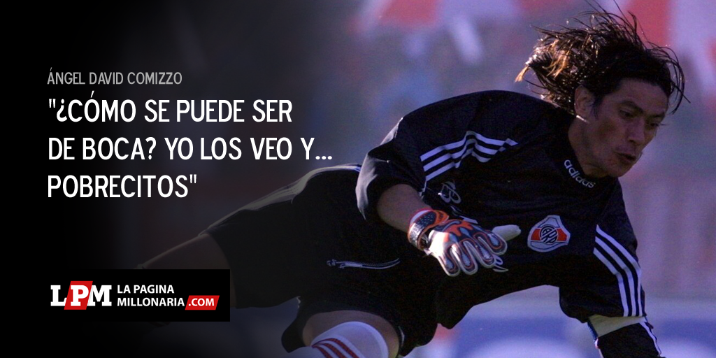 RiverLPM's tweet photo. ¡Feliz cumple! Ángel Comizzo, 4 veces campeón en #RiverPlate, cumple 53 años y lo recordamos con su frase histórica. http://t.co/whYFNmpAM6