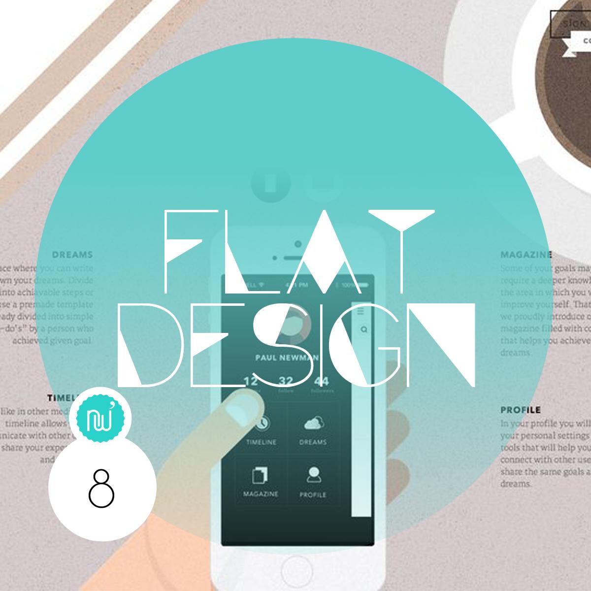 AgenceNewords's tweet image. 8e tendance 2015 ? Le flat design lancé par Apple. #NEWords #tendancesgraphiques