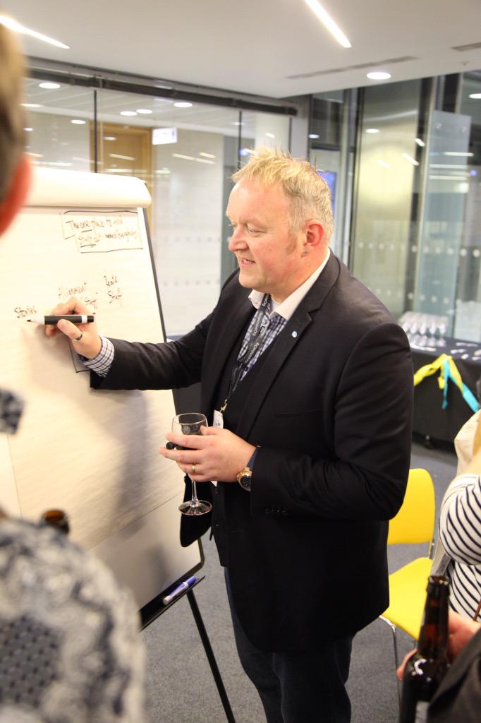 NixonMcInnes's tweet photo. @NixonMcInnes: At #responsiveorg, @PerryTimms + collaborators + wine + marker pen = ideas. http://t.co/Pcvruc1gZp