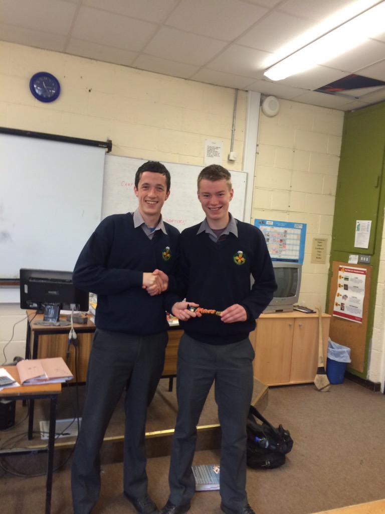 markcrotty97's tweet photo. The presentation of the mars bar from @mahony_98 to @MoynihanKevin after a victory in the MHC #keepherlit http://t.co/1tEjtNX6Tg