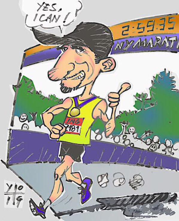 marrkino's tweet photo. oops, I did it again.... @chiccomaz #LondonMarathon #under180 #disegnetti celebrativi http://t.co/RyyoJHc4Z5