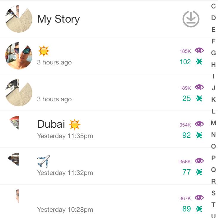 Story views snapchat Snapchat Update,