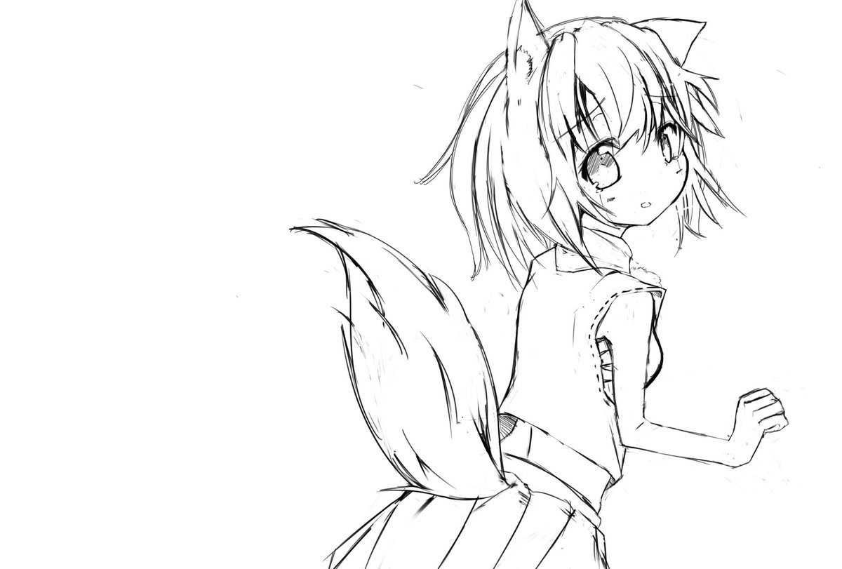 さて後は 文ちゃん描くかな 