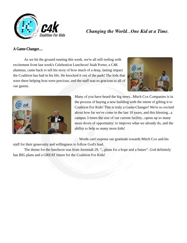 Coalition4Kids's tweet photo. What a great time! http://t.co/Djt97T0sDl