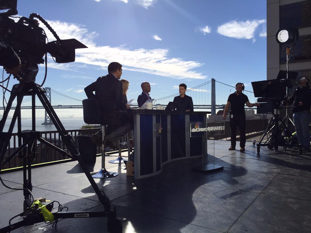 CNBCtech's tweet photo. .@litely founder Cole Rise joined @SquawkAlley to talk Apple Watches, drones and what they mean for photography. http://t.co/d12laPsfk2