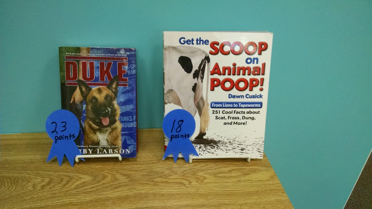 MediaCleveland's tweet photo. Finally the Junior NC Book Award Winners have been decided:
Duke 23(the book,not the team) Get the Scoop 18
#rssmedia http://t.co/QCyt3rVsy5