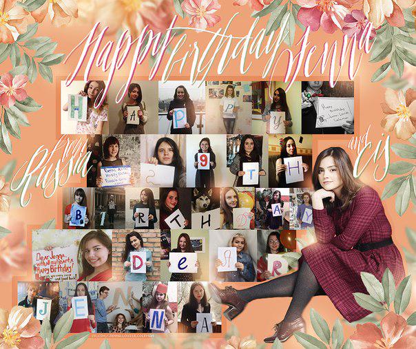 
they did it for you !!! Happy birthday, dear Jenna! 
