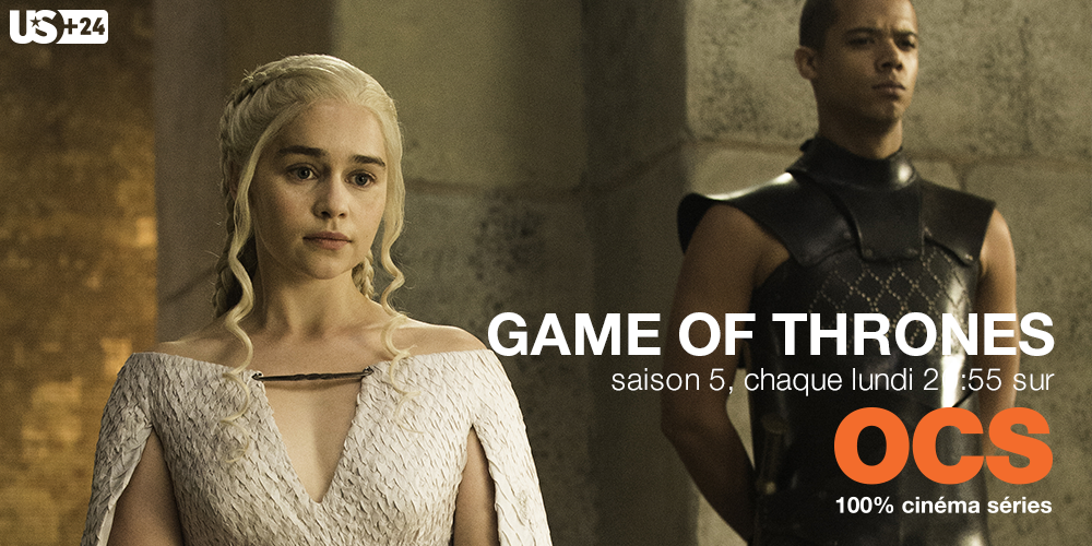 cineplus_ocs's tweet photo. Sur OCS, regardez la saison 5 de Game of Thrones en simultané avec les US ! http://t.co/maR95p9y0Q