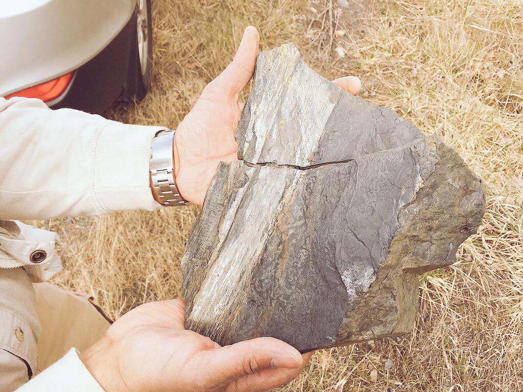 sanderson419's tweet photo. @PaleoDW finding fossils in Pennsylvania and shot by @CalebMedders #nbclearn #fossilhunt http://t.co/in8hwoucCj