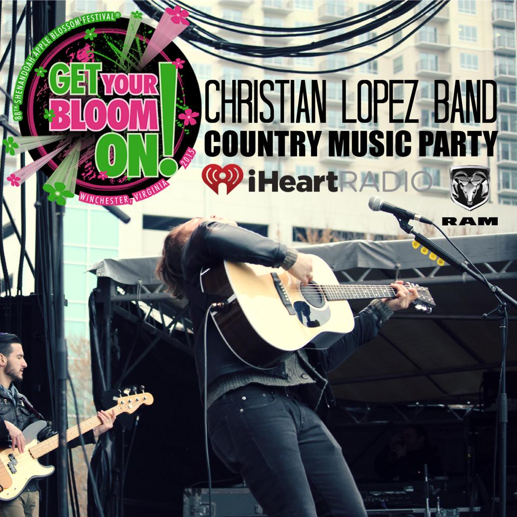 Clopezmusic's tweet image. Apple Blossom Festival this Saturday in Winchester VA with @TheSwonBrothers ! @RamTrucks @iHeartRadio