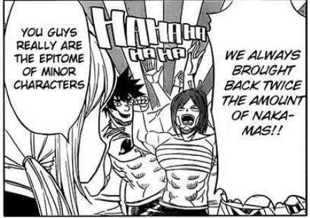 esdesepls's tweet photo. LOL SHOTS FIRED. GET EM LUCY #fairytail #fairygirls http://t.co/eZhhh8LwK3