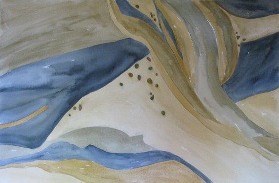RivDisArts's tweet photo. Her is another watercolor by Marilyn Armor. Tide is Out". 14" X 21". $395.  See http://t.co/9vM57FEjvC. http://t.co/FrIk9ti8e5