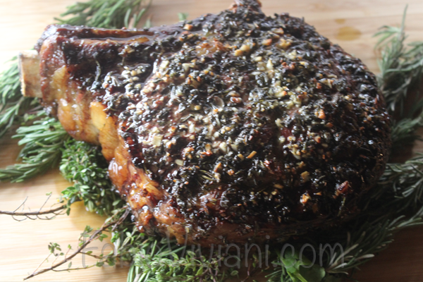 Celebrate #NATIONALPRIMERIBDAY with my Sea Salt &amp; Garlic Crusted Prime Rib ! bit.ly/1yYr8UT