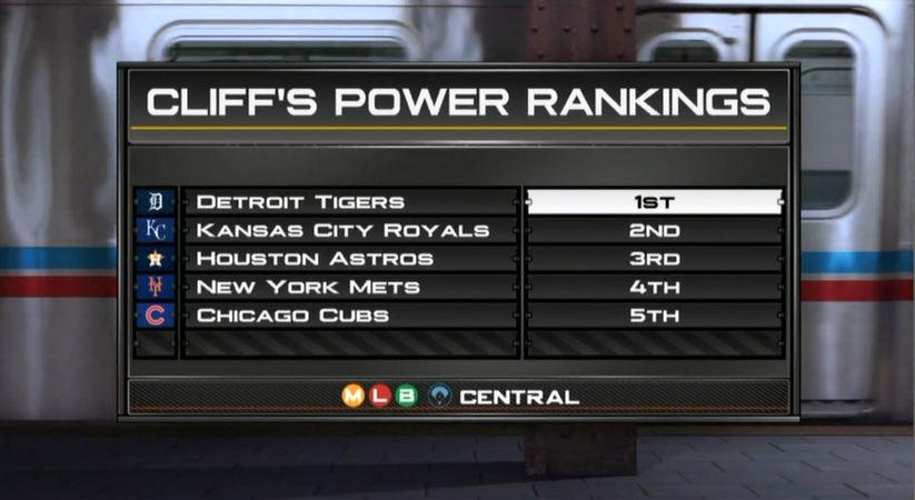 MLBNetwork's tweet photo. .@markdero7 &amp; @CliffFloyd30 gave their Week 4 #PowerRankings. Who do you agree with? RT for DeRo, Favorite for Cliff! http://t.co/wxEhlQgn37