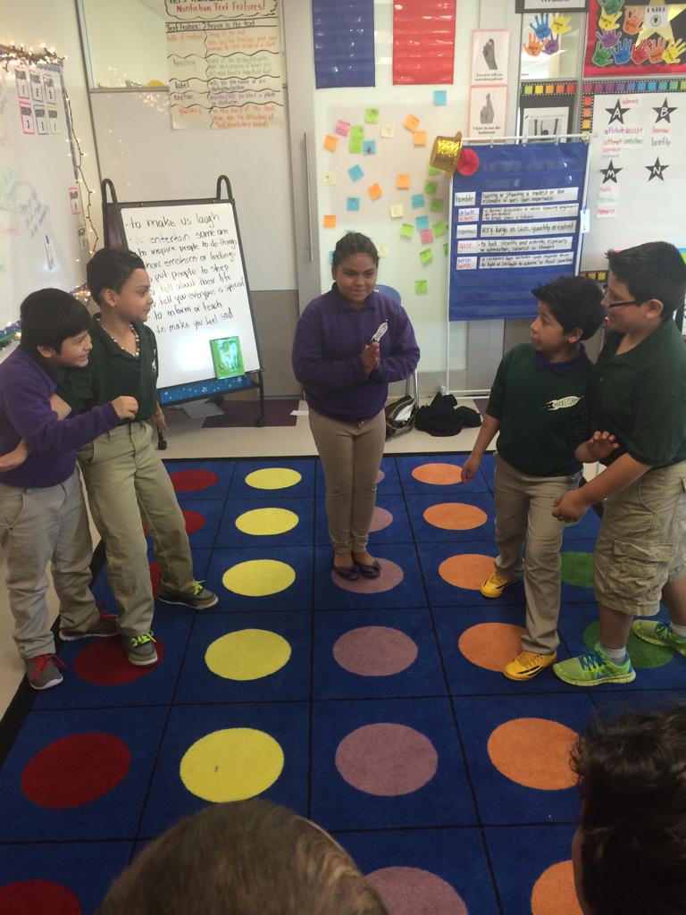 rekruse1434's tweet photo. Acting out The Story of Ruby Bridges through freeze frame scenes and loving it! @FirstStage #RocketshipEd #rscp http://t.co/bhanYCK6Pc