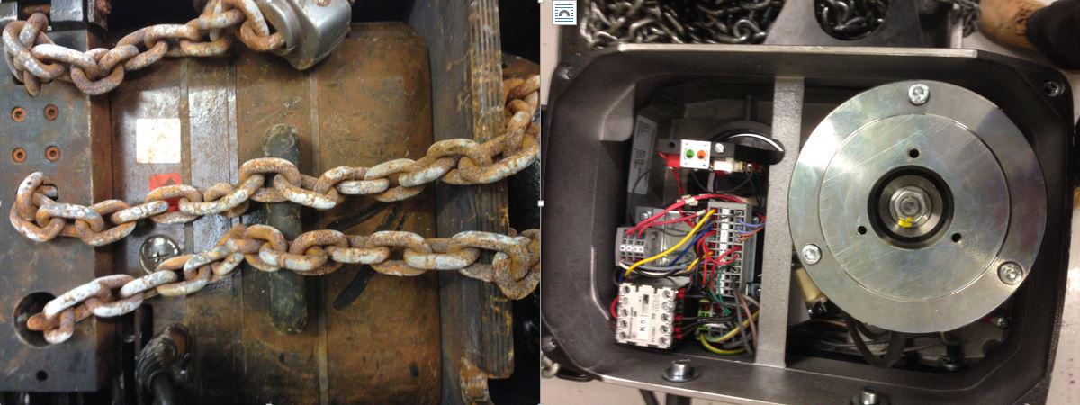 JustRigging's tweet photo. Weather gaskets...do they really matter in hoists? Yes! See the outside & see the inside of a good gasket.#loadguard http://t.co/zp2XxGBHYR