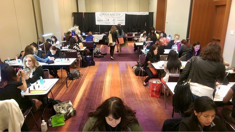CanadaNailCup's tweet photo. Competitors frm across Canada competing live now until 4pm at mtcc room 201C @cbc @cbcnews @City_tv @ctv_television http://t.co/FucXH6SqKx