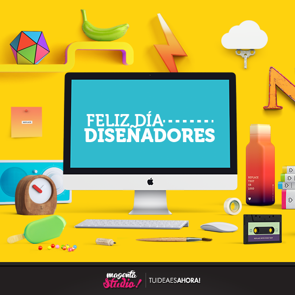 _MagentaStudio's tweet photo. ¡Felicidades a todos nuestros colegas Diseñadores que día a día llenan de ideas y color la vida! http://t.co/Sa5dRGPI7q