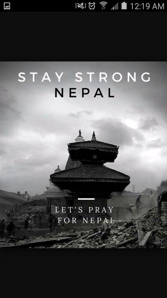 StLouisgirl123's tweet photo. Praying for #NepalEarthquake Victims
May God Bless All n Give Courage n Strength
@SrBachchan http://t.co/80EfVWSteA