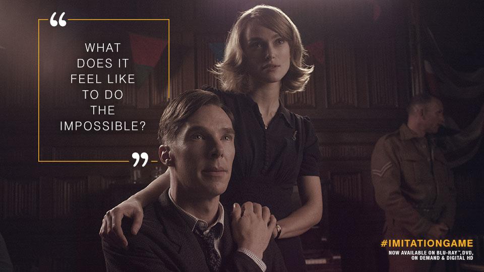 Together, they could achieve anything. Own The #ImitationGame now. bit.ly/OwnImitationGa…